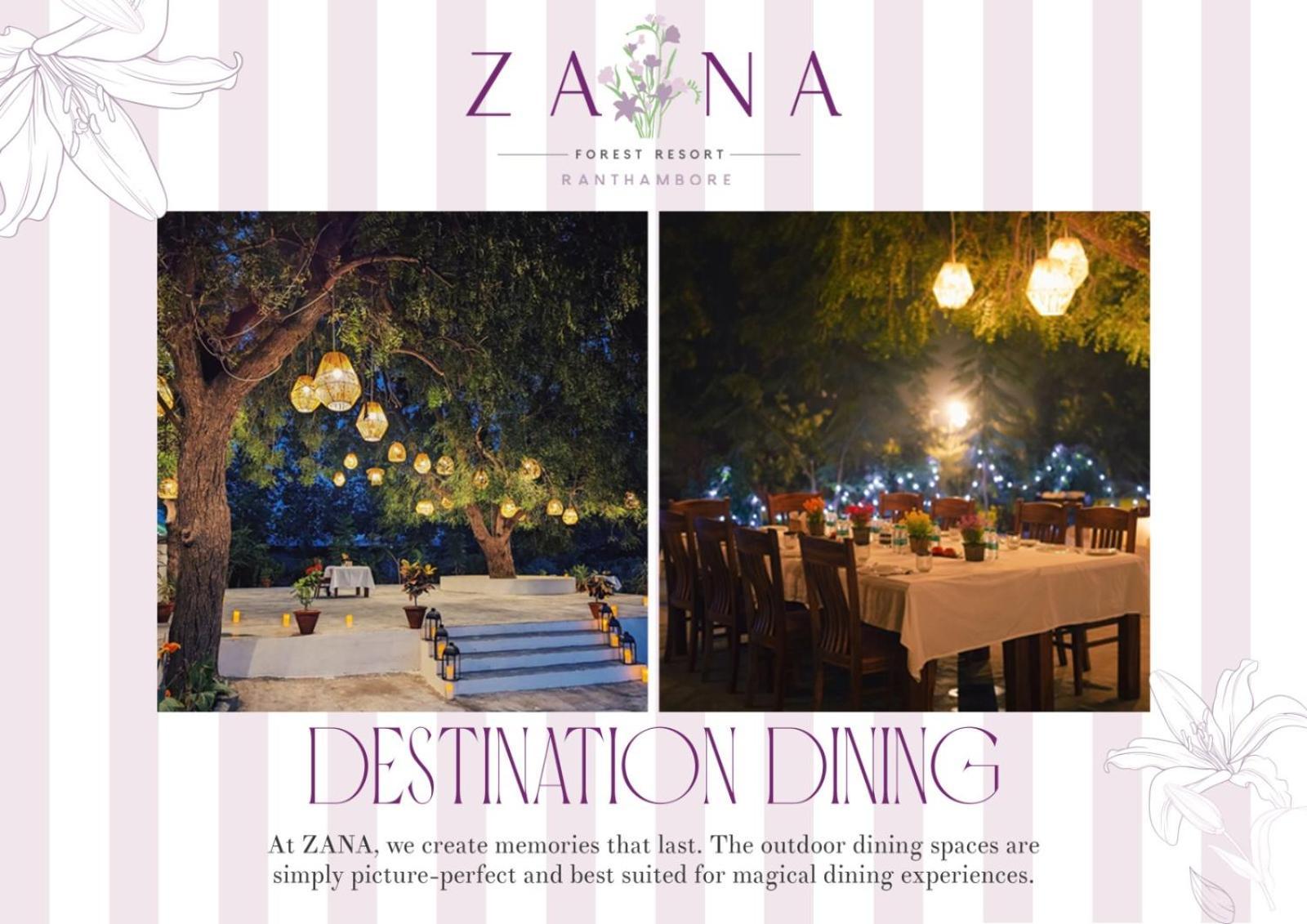 Zana Luxury Forest Resort, Ranthambore Sawai Madhopur Exterior foto