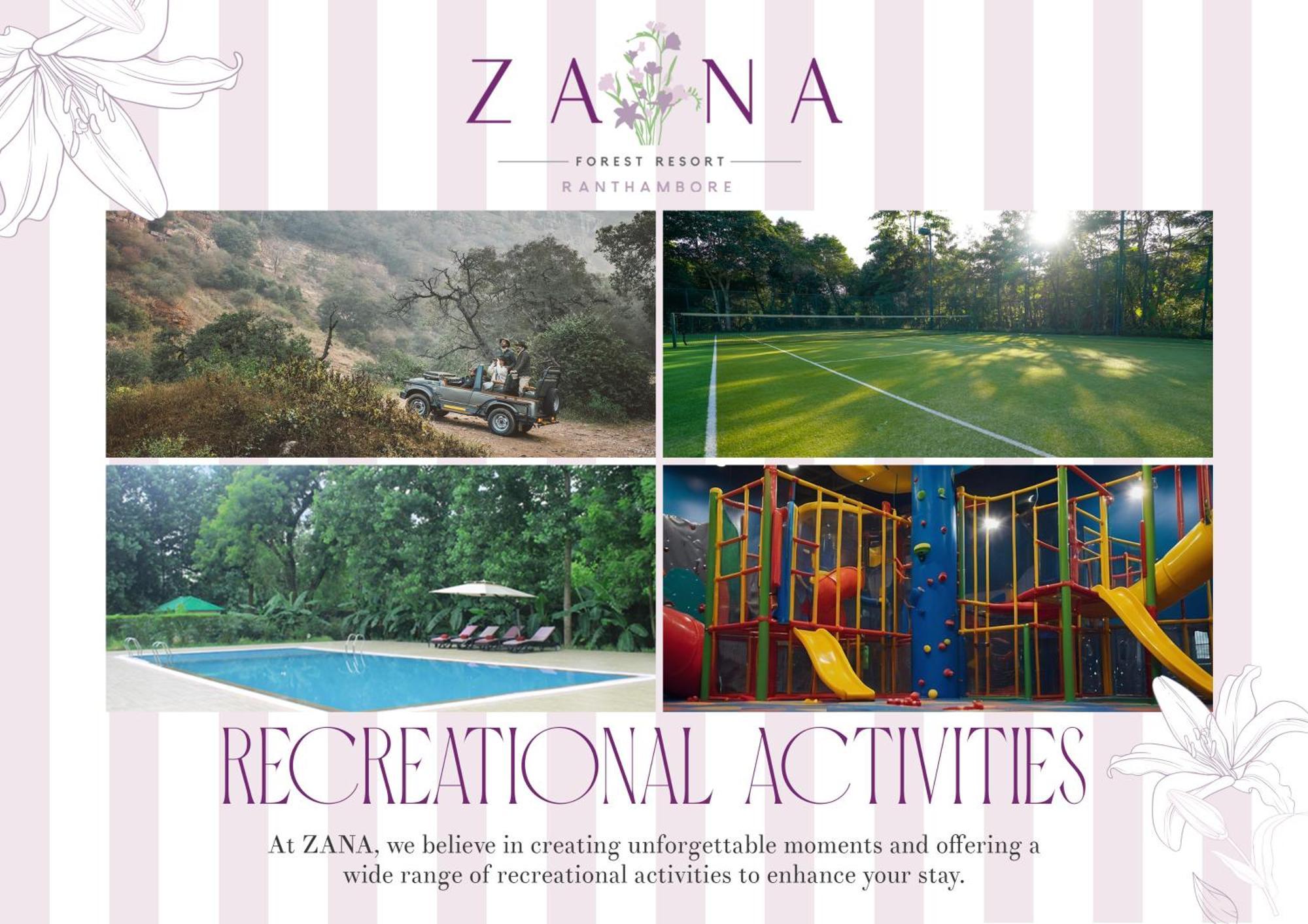 Zana Luxury Forest Resort, Ranthambore Sawai Madhopur Exterior foto